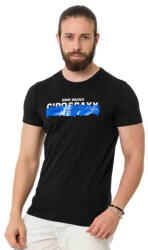 CIPO&BAXX Cipo & Baxx Divatos Férfi Póló Ct711 Black
