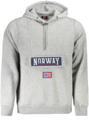Norway 1963 Norvégia 1963-as Férfi Szürke Cipzár Nélküli Póló