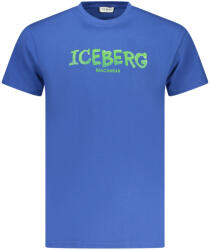 ICEBERG Férfi Rövid Ujjú Póló, Kék