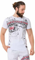 CIPO&BAXX Cipo & Baxx Divatos Férfi Póló Ct713 White (ct713_white_m)