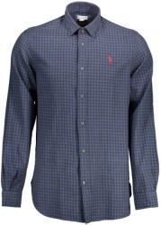 U. S. Polo Assn Us Polo Assn. Férfi Kék Hosszú Ujjú Póló (6408153307_a3d8aab_blu873_2xl)
