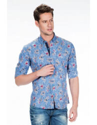 CIPO&BAXX Cipo & Baxx Divatos Férfi Ing Ch146 Blue