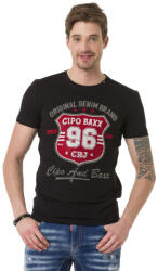 CIPO&BAXX Cipo & Baxx Divatos Férfi Póló Ct670 Black