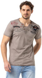 CIPO&BAXX Cipo & Baxx Divatos Férfi Póló Ct783 Beige (ct783_beige_m)