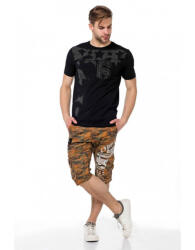 CIPO&BAXX Cipo & Baxx Divatos Fekete Póló Ct374 Black