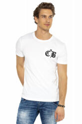 CIPO&BAXX Divatos Férfi Póló Ct573white (ct573white_m)