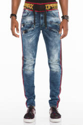 CIPO&BAXX Cipo & Baxx Divatos Férfi Slim Fit Farmer Cd504 Blue (cd504_blue_29_l32)