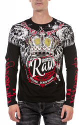 CIPO&BAXX FÉRFI HOSSZÚ UJJÚ PÓLÓ CL451 BLACK (CL451_Black_XL)