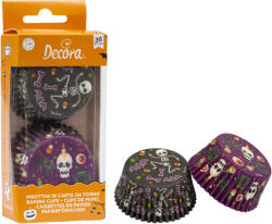 Decora Coșuri pentru copt - Halloween Violet / Negru