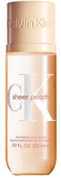 Calvin Klein Sheer Peach, Spray parfumat pentru par si corp, 236 ml
