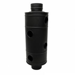 eSemineu Burlan recuperator cu găuri FI120mm, Negru