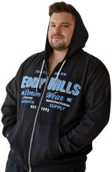 EDDY HILLS - Ultimates SUPPLY fekete kapucnis vastag (Méret 3XL)
