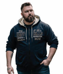 EDDY HILLS - Ultimates ADVENTURE sötétkék hímzett vastag (Méret 3XL)