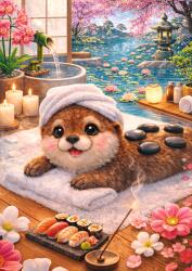 Trefl - Puzzle Premium Plus Cuteness Overload: Adorable Otter - 500 piese