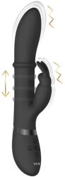 VIVE by Shots Halo - Ring Rabbit Vibrator - Black Vibrator