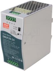 MEAN WELL Modul cu buffer pentru șină DIN 24VDC 20A 23÷30VDC -25÷75°C (DBUF20-24)