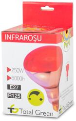 Total Green Bec Infrarosu R125 250W E27 Rosu