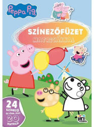 JIRI MODELS Kifestő A/4, matricákkal, 24 oldal, Peppa Malac (JRM-8221-0) - mesescuccok