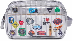 Jeune Premier Husă de călătorie geantă cosmetică Travel Pouch Jetsetter Silver Jeune Premier design ergonomic de lux 25*12, 5 cm (JPTP026276)