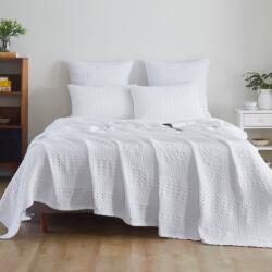 Kotonia Home Cuvertura Kotonia Home - Waffle, 220x240 cm, 100% bumbac - alb (004719)