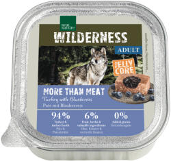 REAL NATURE Wilderness More Than Meat nedves kutyaeledel tálka jelly pulyka&áfonya 16x100g