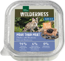 REAL NATURE Wilderness More Than Meat nedves macskaeledel tálka jelly csirke&áfonya 16x100g