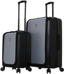 Mia Toro Sada cestovních kufrů MIA TORO M1709/2 - černá/stříbrná 101 l / 41 l + 25% expander (RB-M1709/2_BLACK-SILVER)