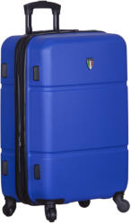 TUCCI DISEGNO Cestovní kufr TUCCI T-0117/3-L ABS - modrá 94 l + 35% expander (RB-T-0117/3-L_BLUE)