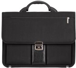 Aktovka REAbags 8001/1-T - černá/nikl 19 l (RB-8001/1-T_BLACK_N)