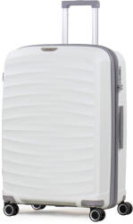 ROCK Cestovní kufr ROCK TR-0212/3-M PP - bílá 74 l + 15% expander (RB-TR-0212/3-M_WHITE)