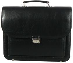 REAbags Aktovka REAbags 7416 - černá/nikl 15 l (RB-7416_BLACK_N)