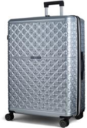 ROCK műanyag bőrönd Maya L - ezüst (RB-TR-0285/3-L_SILVER)