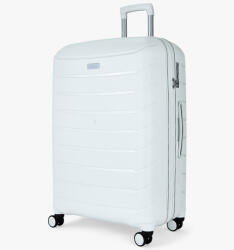 ROCK Cestovní kufr ROCK TR-0241/3-L PP - bílá 86 l + 15% expander (RB-TR-0241/3-L_WHITE)