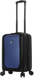 Mia Toro Cestovní kufr MIA TORO M1709/2-S - černá/modrá 41 l + 25% expander (RB-M1709/2-S_BLACK-BLUE)
