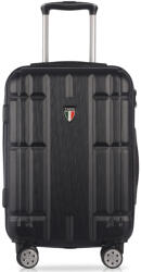 TUCCI DISEGNO utazótáska TUCCI Massa T-0279/3-M+ ABS - fekete (RB-T-0279/3-M-_BLACK)