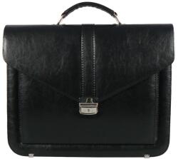 REAbags Aktovka REAbags 7173 - černá/nikl 15 l (RB-7173_BLACK_N)