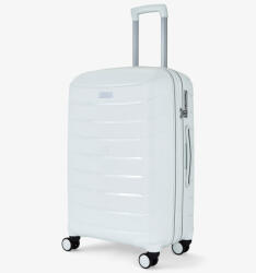 ROCK Cestovní kufr ROCK TR-0241/3-M PP - bílá 59 l + 15% expander (RB-TR-0241/3-M_WHITE)