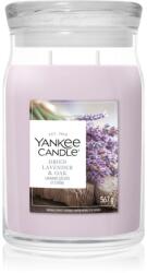 Yankee Candle Dried Lavender & Oak lumânare parfumată 567 g