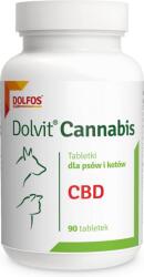 DOLFOS Tablete cu extract de cânepă pentru câini și pisici adulte DOLFOS Dolvit Cannabis, 90 tablete