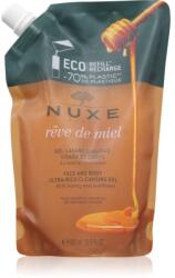 NUXE Rêve de Miel Face and Body Ultra-Rich Cleansing Gel gel de curățare pentru piele uscata si sensibila refill 400 ml