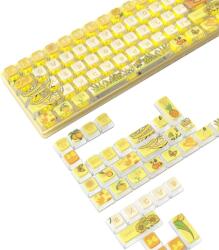 MAMBASNAKE PBT Pudding Keycap szett ASA profil mechanikus billentyűzethez - Tropical Fruit - 120 db