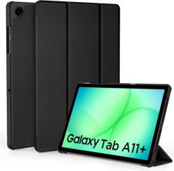 EasyAcc Samsung Galaxy Tab A11+ / A9+ 11" PU bőrtok állvánnyal - fekete