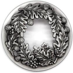 Hion fém gyertyafedél egyenletes olvadáshoz, több stílusban, karácsonyi dekoráció - Bessere Qualität, Silver --- Pine Cone