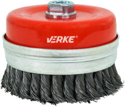 VERKE Drótos csésze kefe M14 100mm 66208 (V05252)