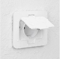 Brilagi - Priză încastrată pentru bucătărie INBOX IP55 albă dreptunghiulară (BG3316A)