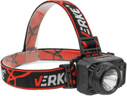 VERKE Fejlámpa 350lm + 120lm 1200mAh 66542 (V87555)