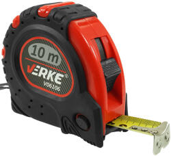 VERKE Mérőszalag 10mx24mm sárga 66220 (V06106)