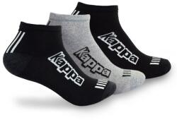 Kappa sneaker zokni 3 pár 39-42 fekete, fekete, szürke 3114TWW-A0T-39 (3406)
