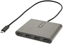 StarTech USBC2HD4, USB C-típus, HDMI kimenet, 1920 x 1080 pixelek (USBC2HD4)