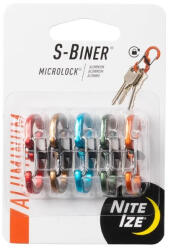 Nite Ize S-Biner Microlock hliník segéd karabiner